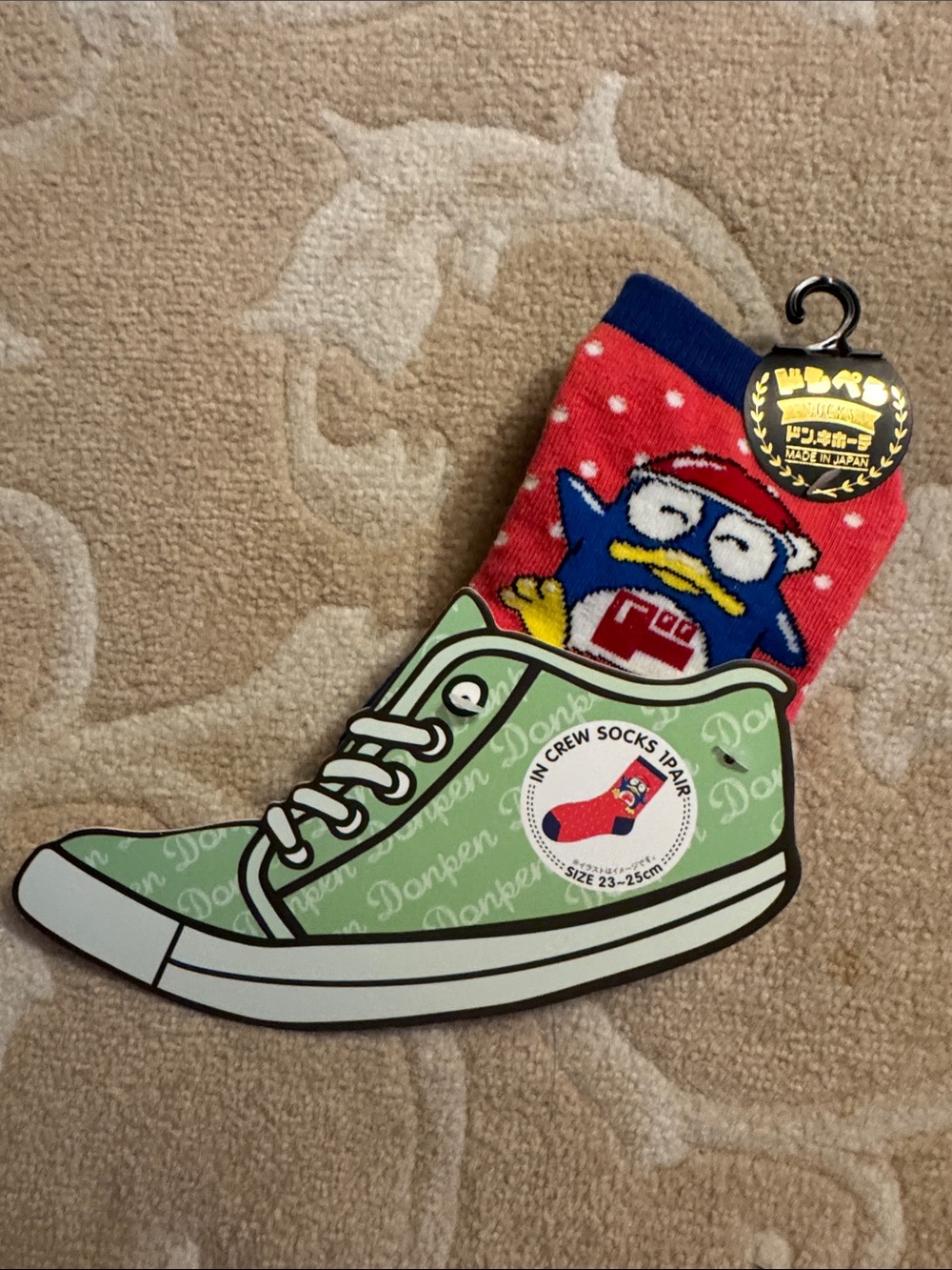 Donpen Don Quijote Socks - Japan Exclusive Kawaii Penguin NWT
